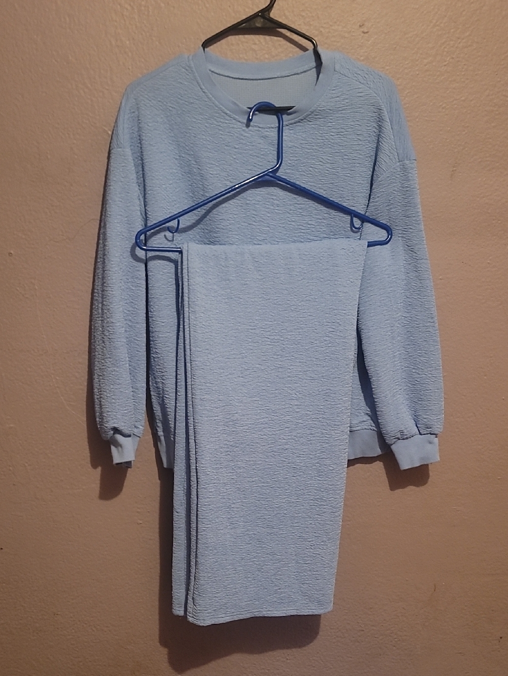 Light Blue Cozy Knit Sweater Set